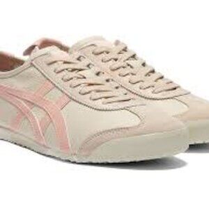 Onitsuka Tiger Mexico Oatmeal Ginger Peach Unisex Shoes 6.5M 8W